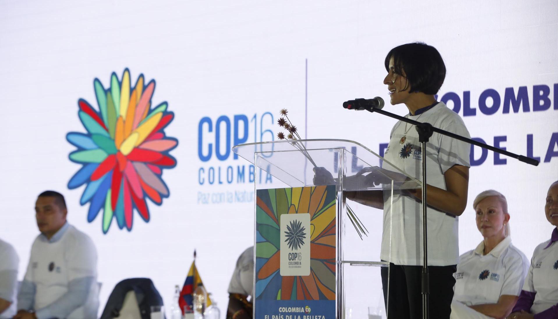 La ministra de Medio Ambiente de Colombia, Susana Muhamad.