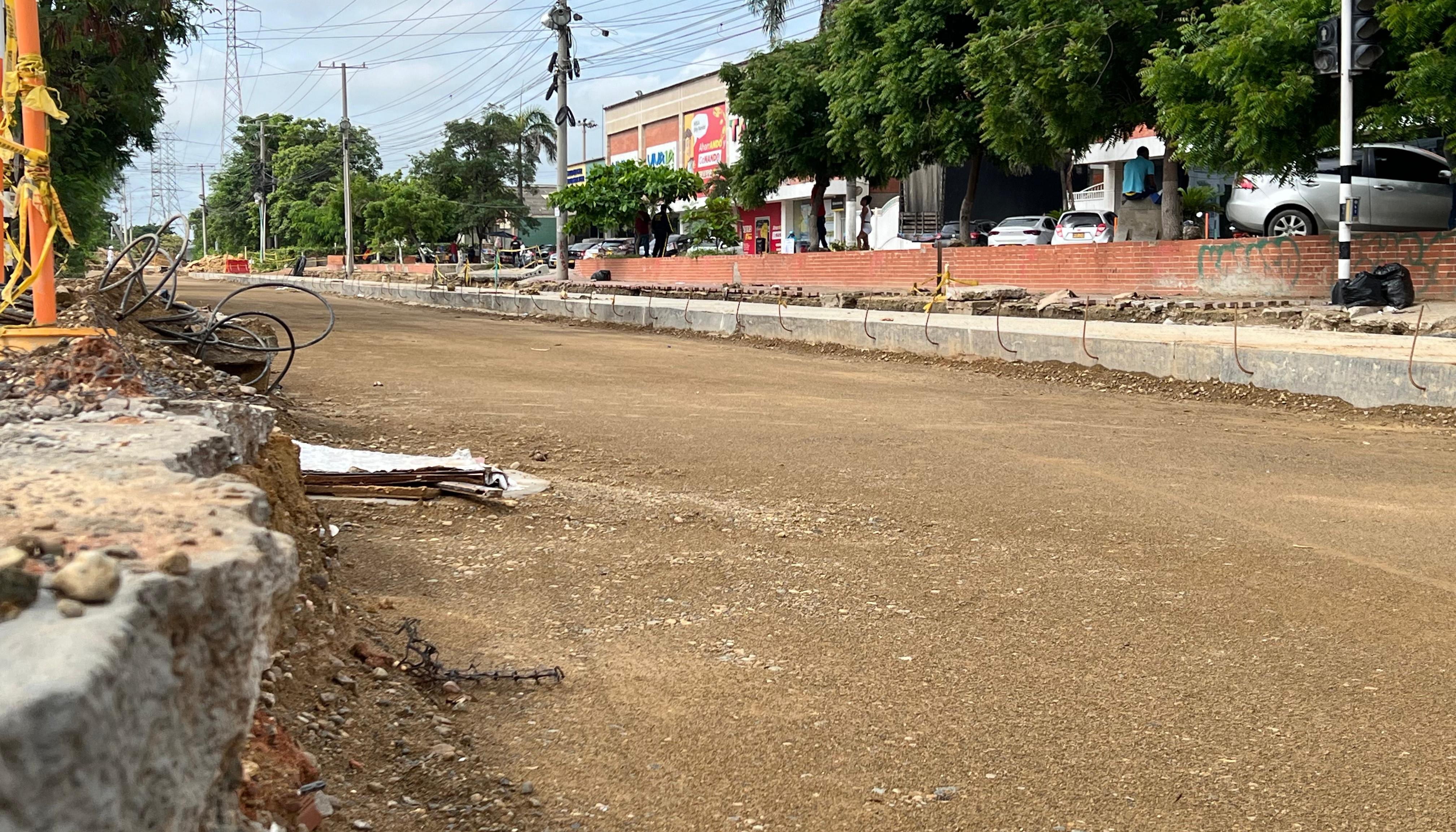 Así se ve la calle 30 frente a Tauro.