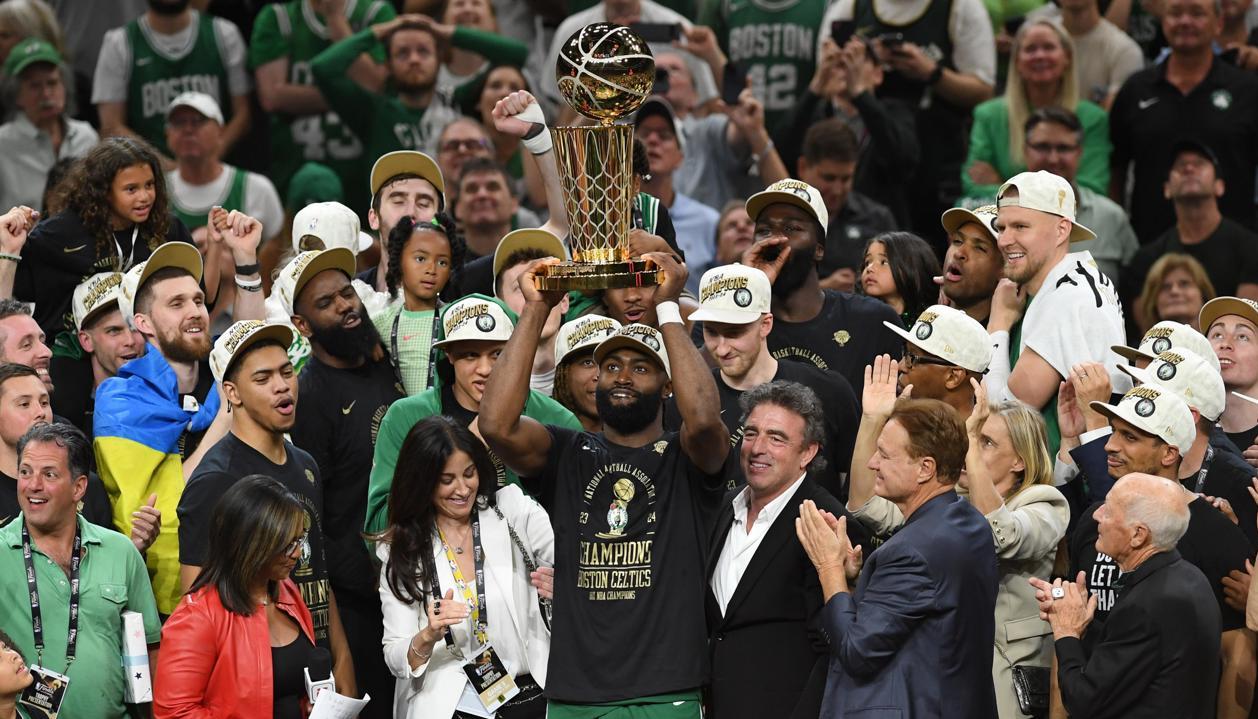 La celebración de los Celtics.