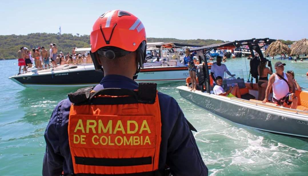Foto referencia de vigilancia de la Armada en Cholón