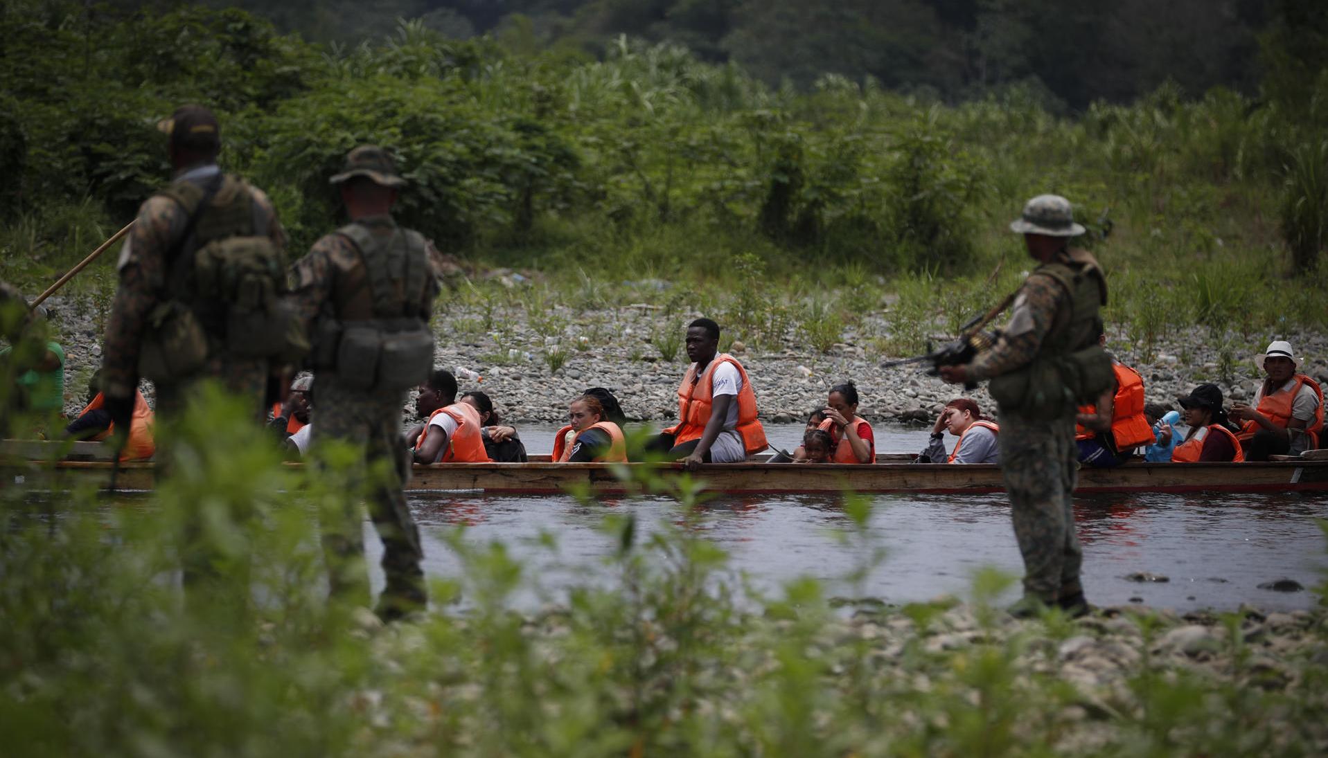 La Fuerza de Tareas Conjunta Alpha han arrestados a 300 personas en el cruce del Darién.