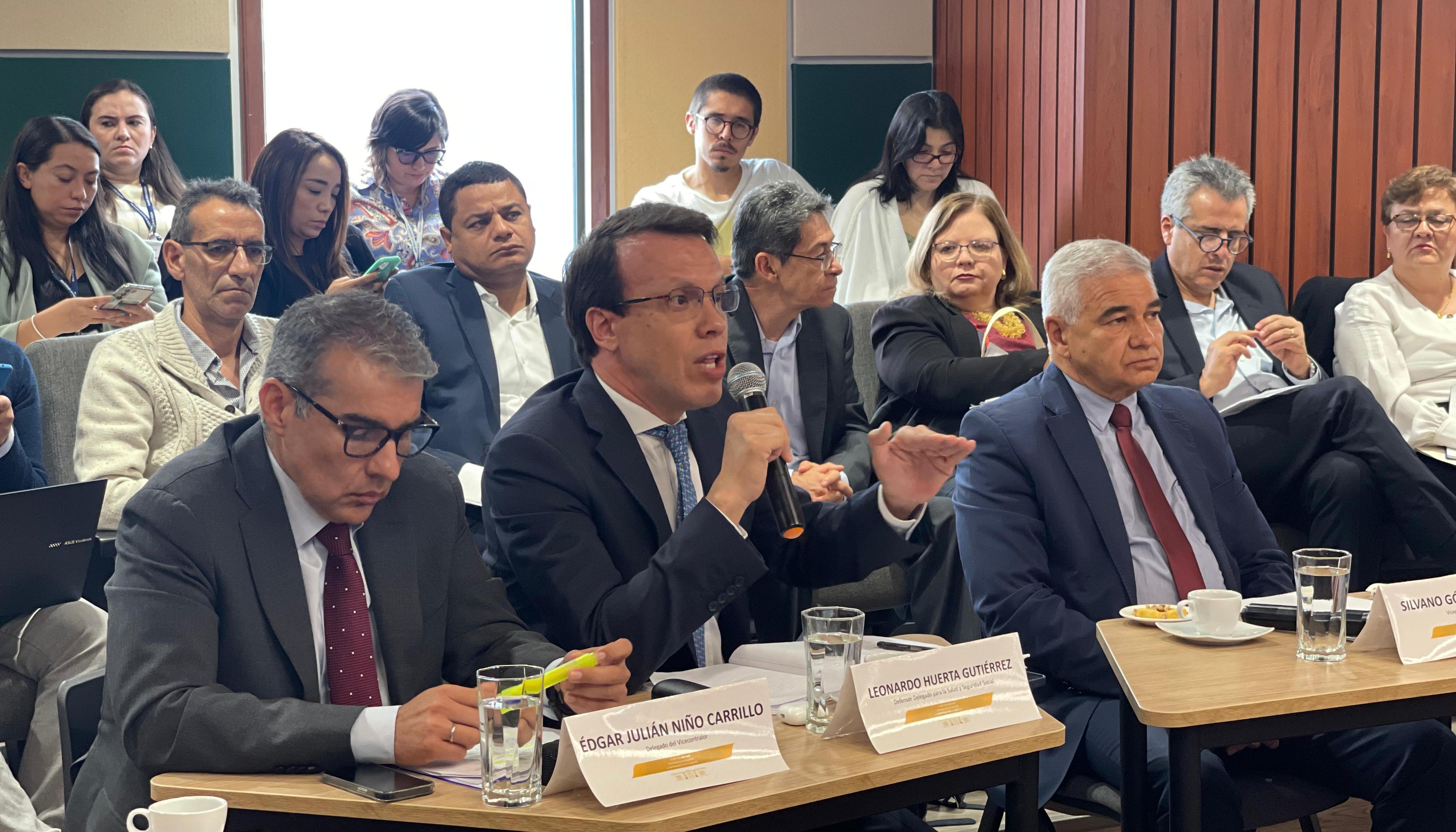 Leonardo Huertas, defensor delegado para derecho a la salud y seguridad social.