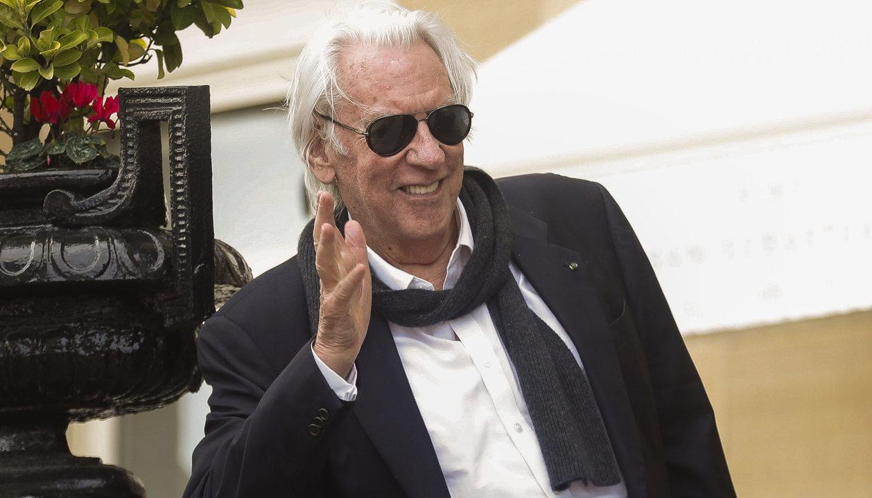 El actor Donald Sutherland.
