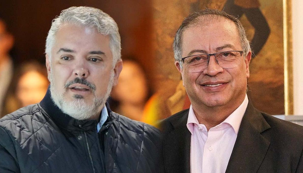 Iván Duque y Gustavo Petro.