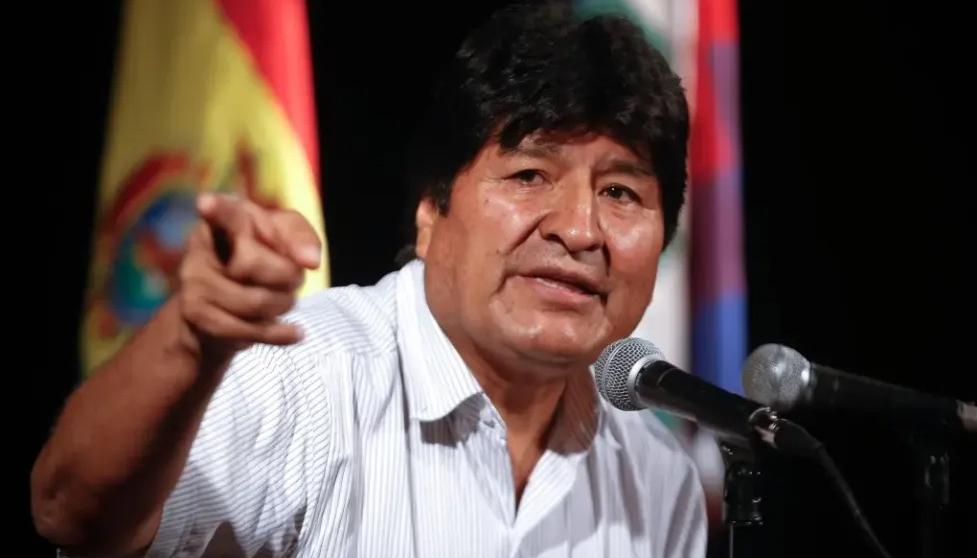 Evo Morales, expresidente de Bolivia. 