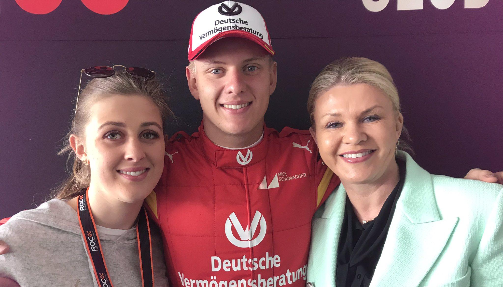 Gina, Mick y Corinna Schumacher