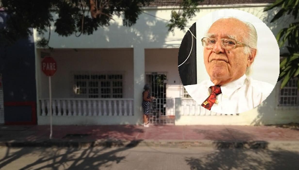 Rafael Campo Miranda y la casa donde nación.