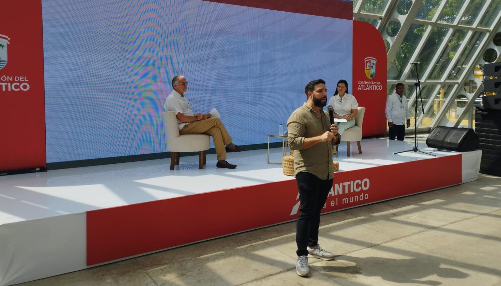 Jaime Alfaro, subsecretario de Turismo del Atlántico, en la presentación.