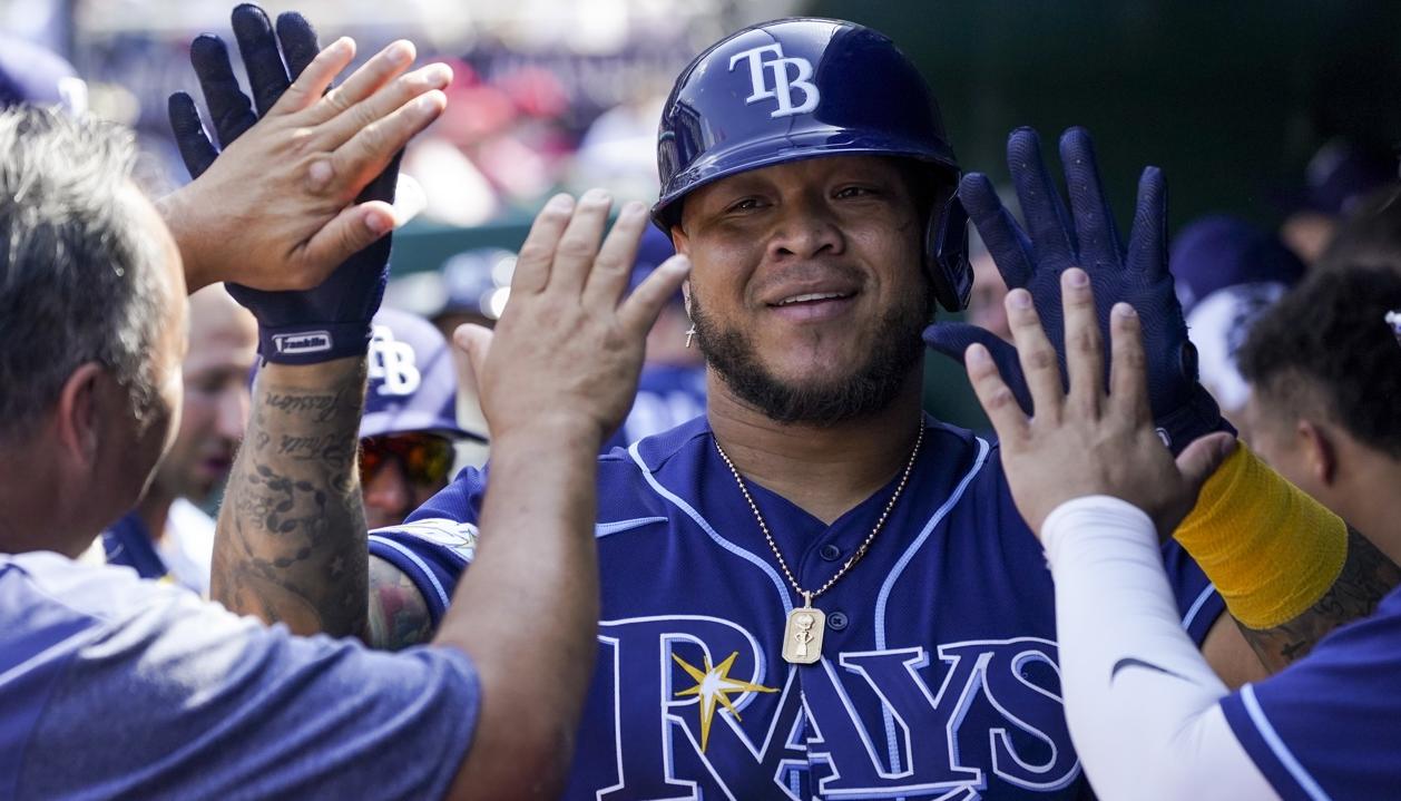 Harold Ramírez estaba en su tercera temporada con los Rays de Tampa Bay. 