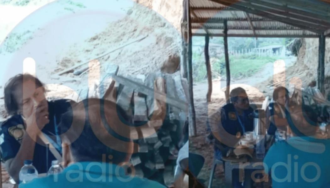 Imágenes del encuentro entre Juan Fernando Petro y alias 'Camilo'.
