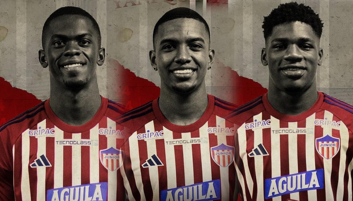 Andrés Colorado, Yani Quintero y Jhon Lerma.