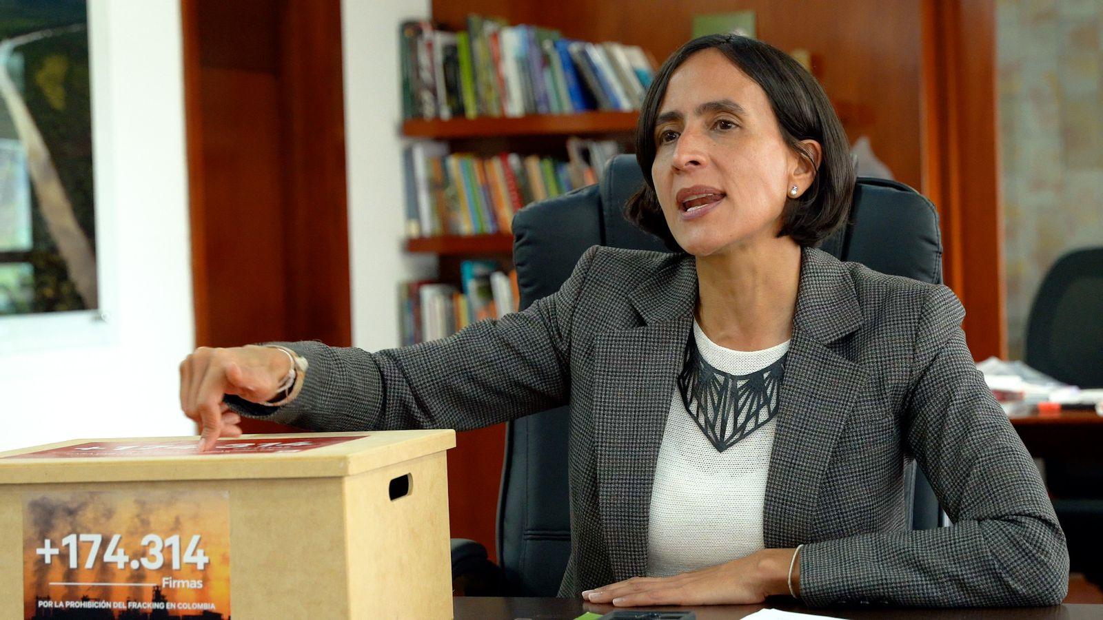 La ministra de Ambiente y Desarrollo Sostenible, Susana Muhamad.