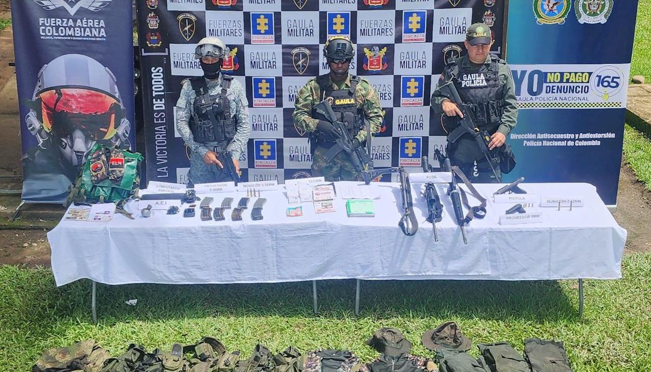 Fueron liberados por el Ejército. 