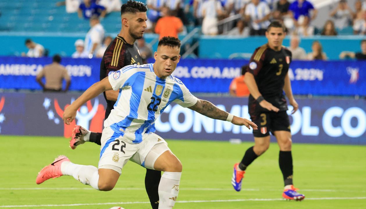 El primer gol de Lautaro Martínez.
