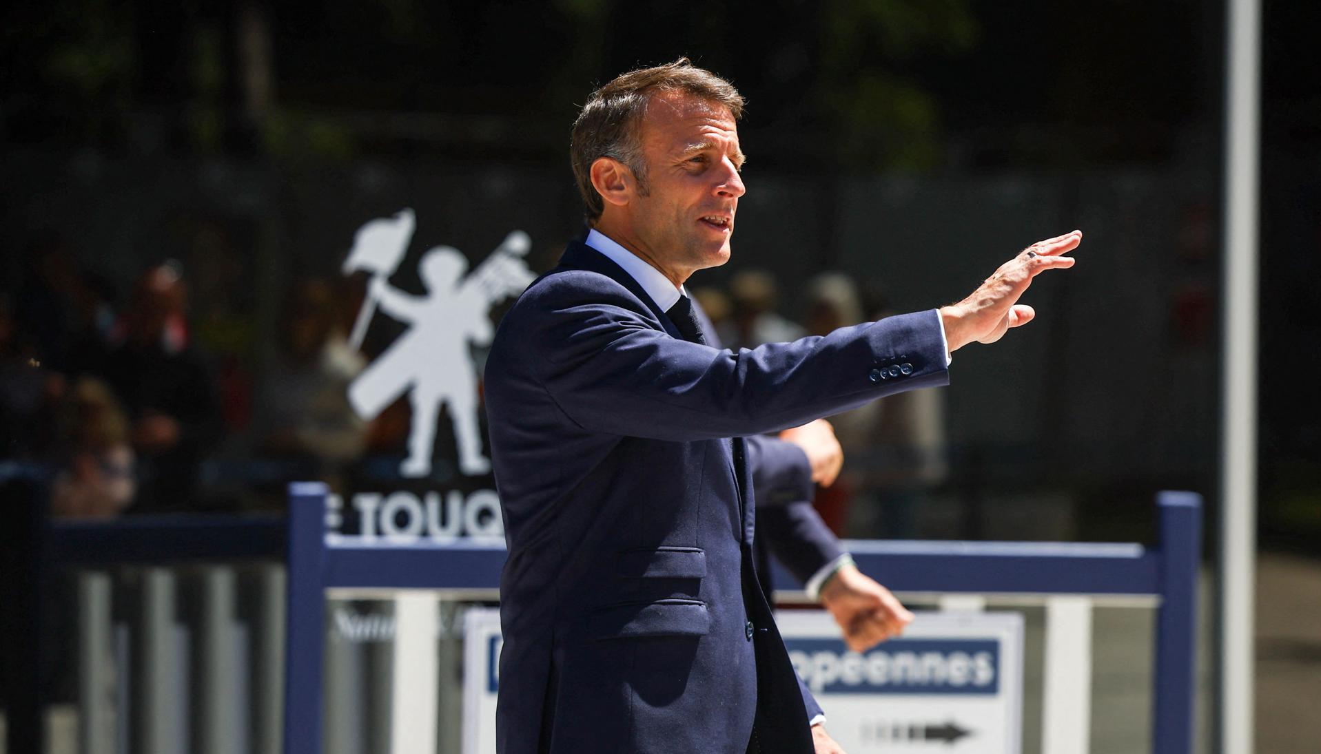 El Presidente francés, Emmanuel Macron.