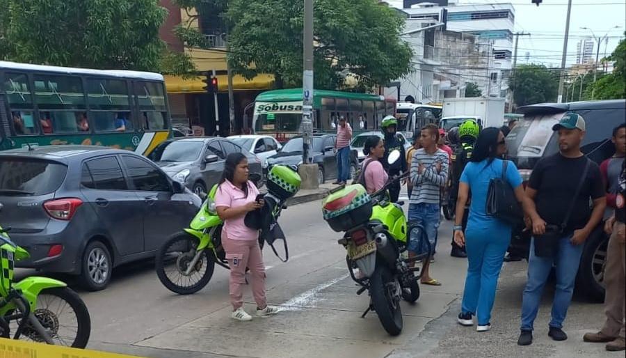 Ocurrió en la calle 72 con carrera 41. 
