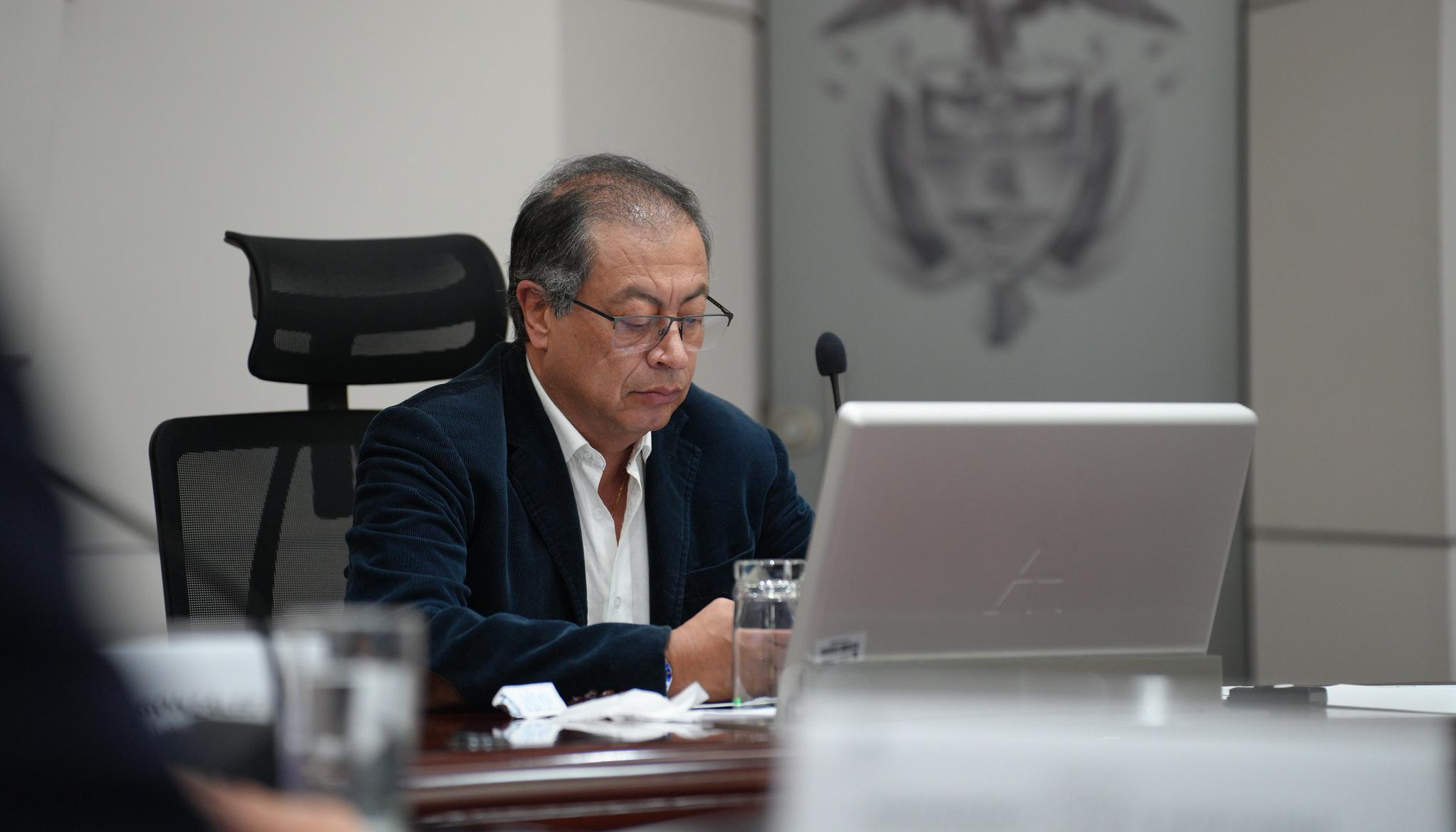 El Presidente Gustavo Petro.