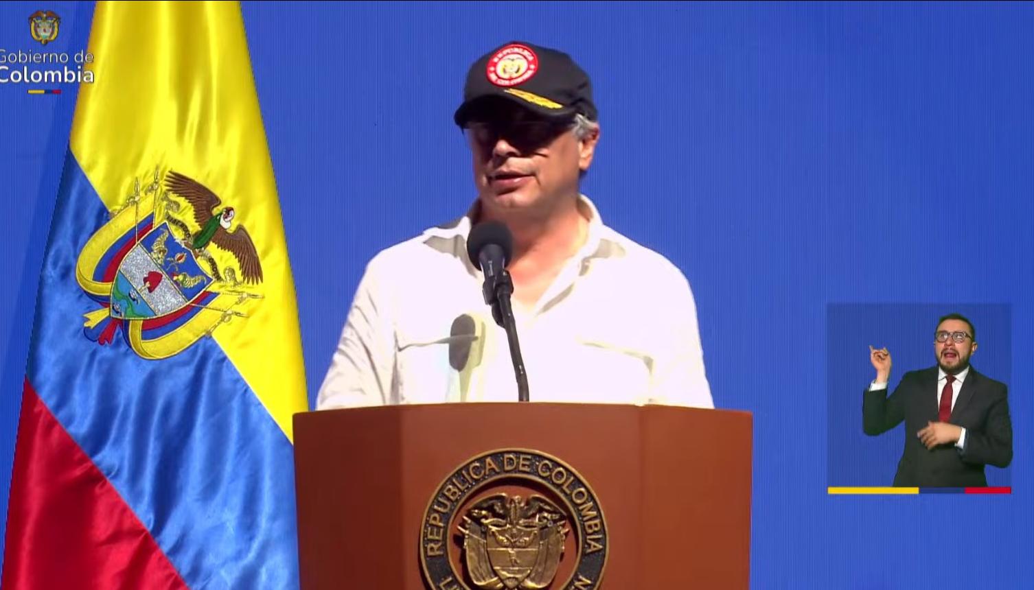 El Presidente Gustavo Petro.