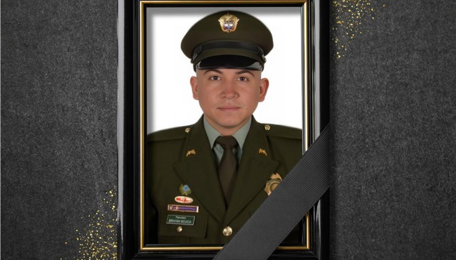 Patrullero Brayan Mojica Santos. 