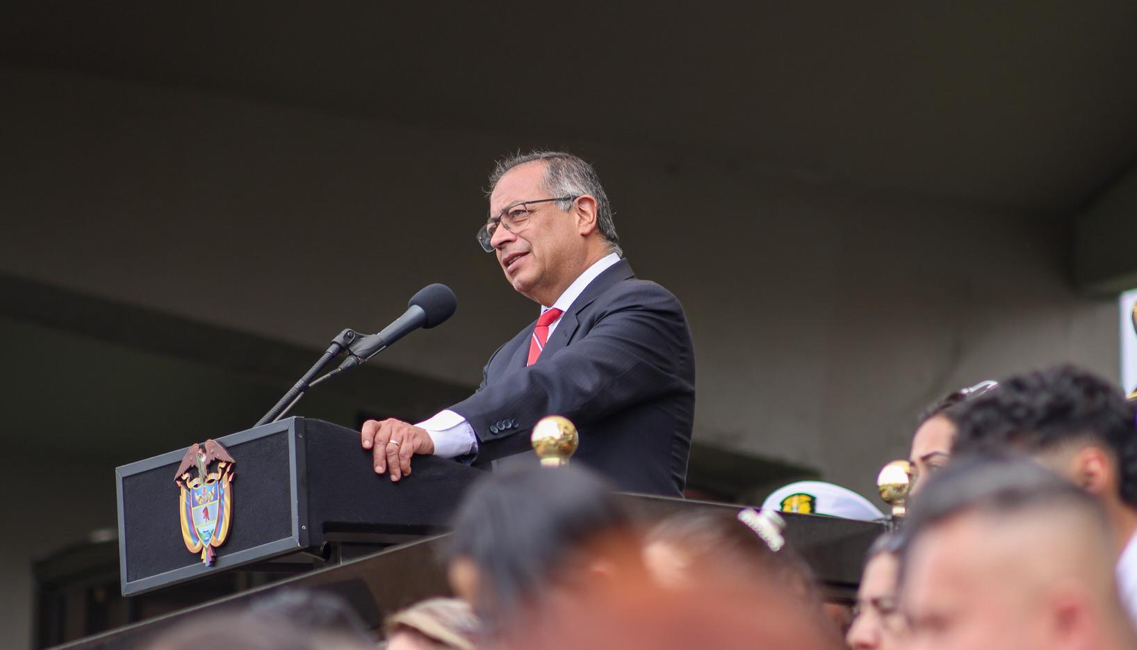 El Presidente Gustavo Petro.