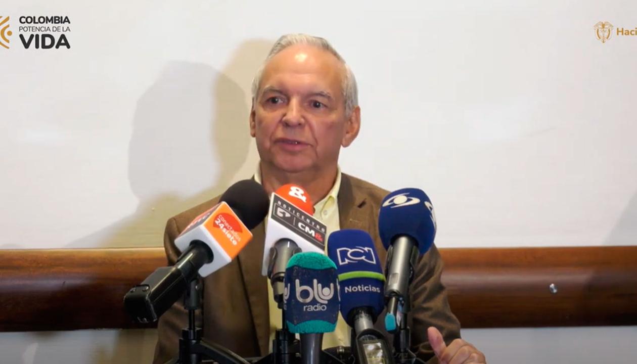 Ricardo Bonilla, ministro de Hacienda y Crédito Público.