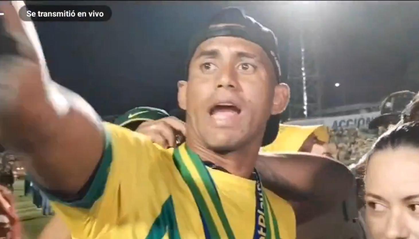 Momento del robo.