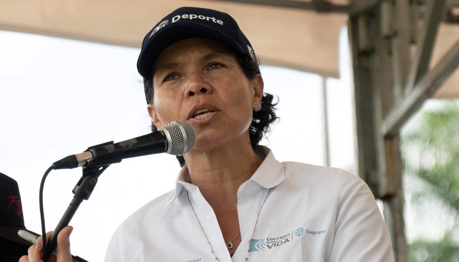 La exministra de Deporte, Astrid Bibiana Rodríguez Cortés.