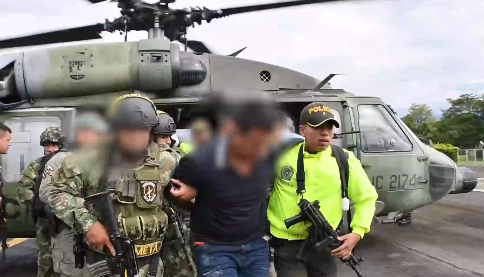 Fue capturado en el Meta.