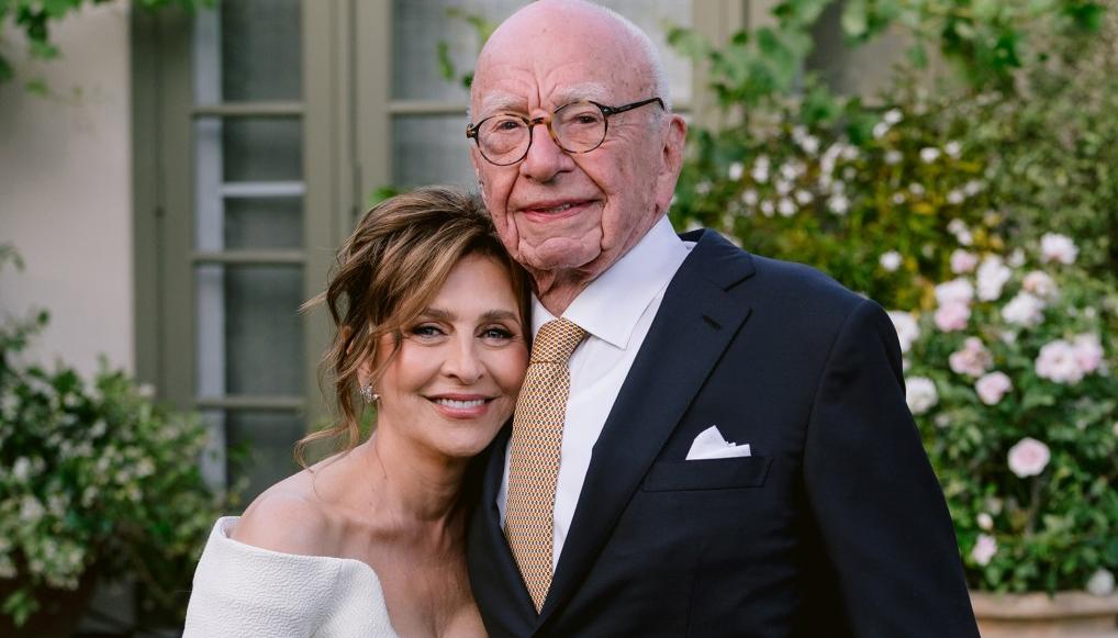 Elena Zhukova y Rupert Murdoch.