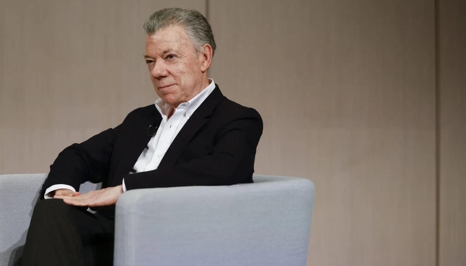 El expresidente Juan Manuel Santos.