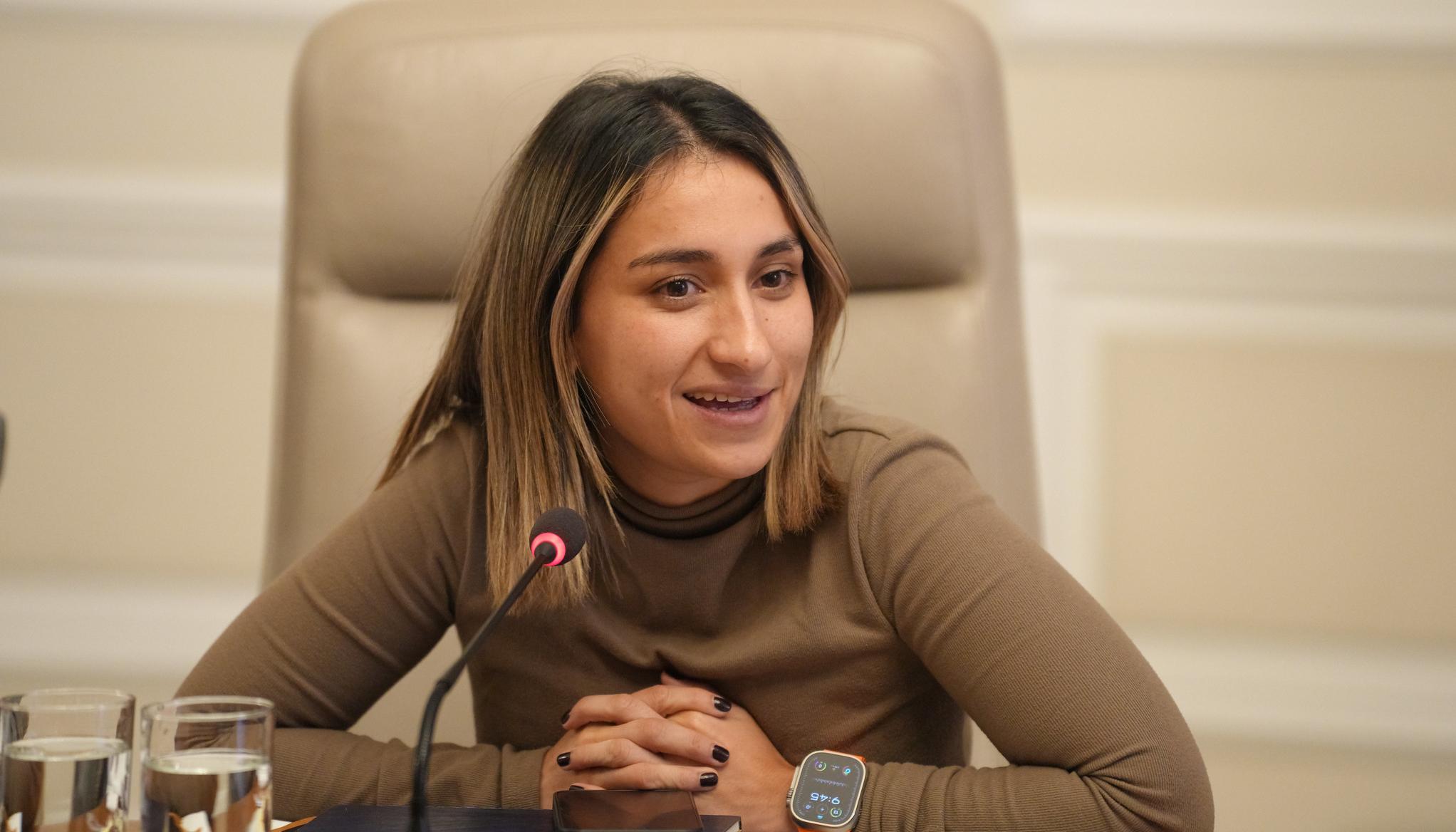 Laura Sarabia, directora del Dapre.