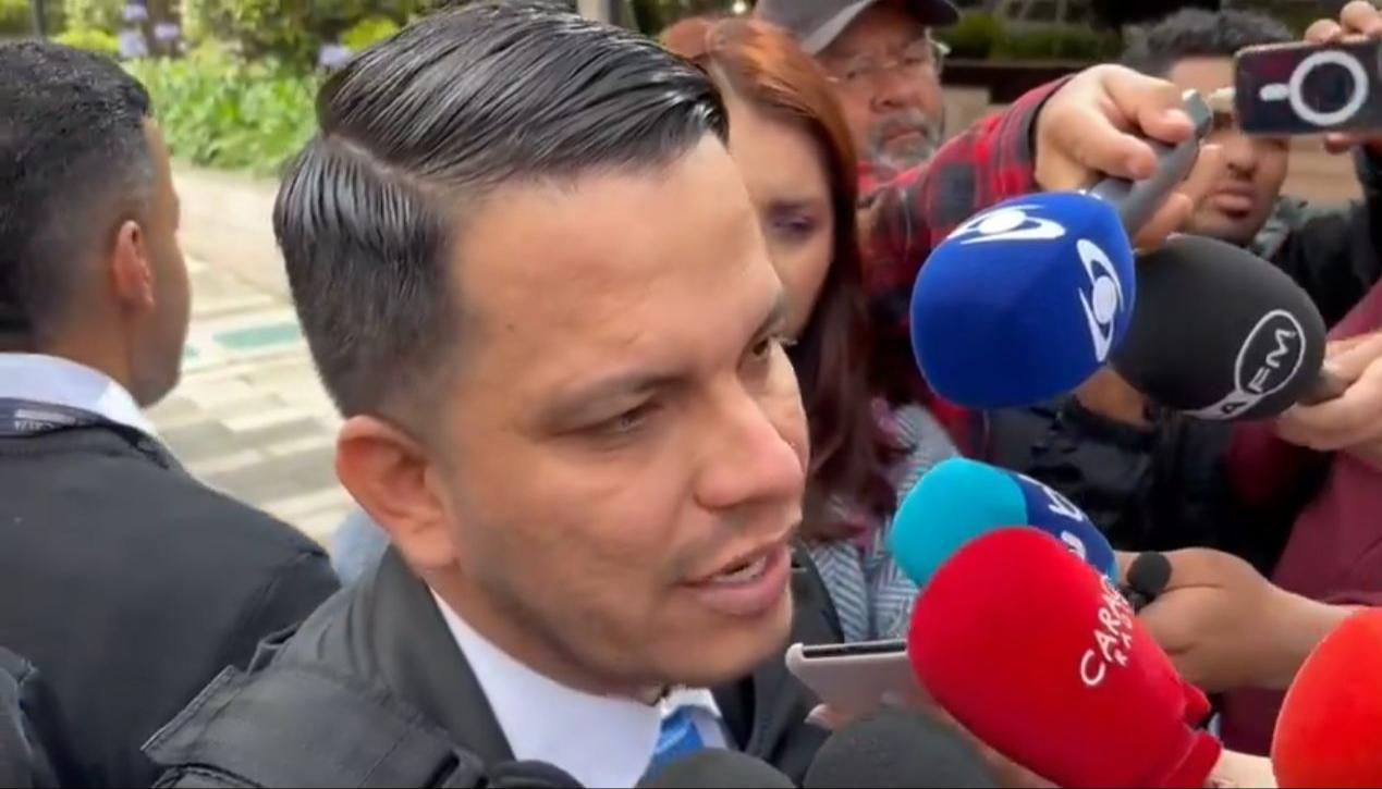 Sneyder Pinilla en la Corte Suprema de Justicia. 