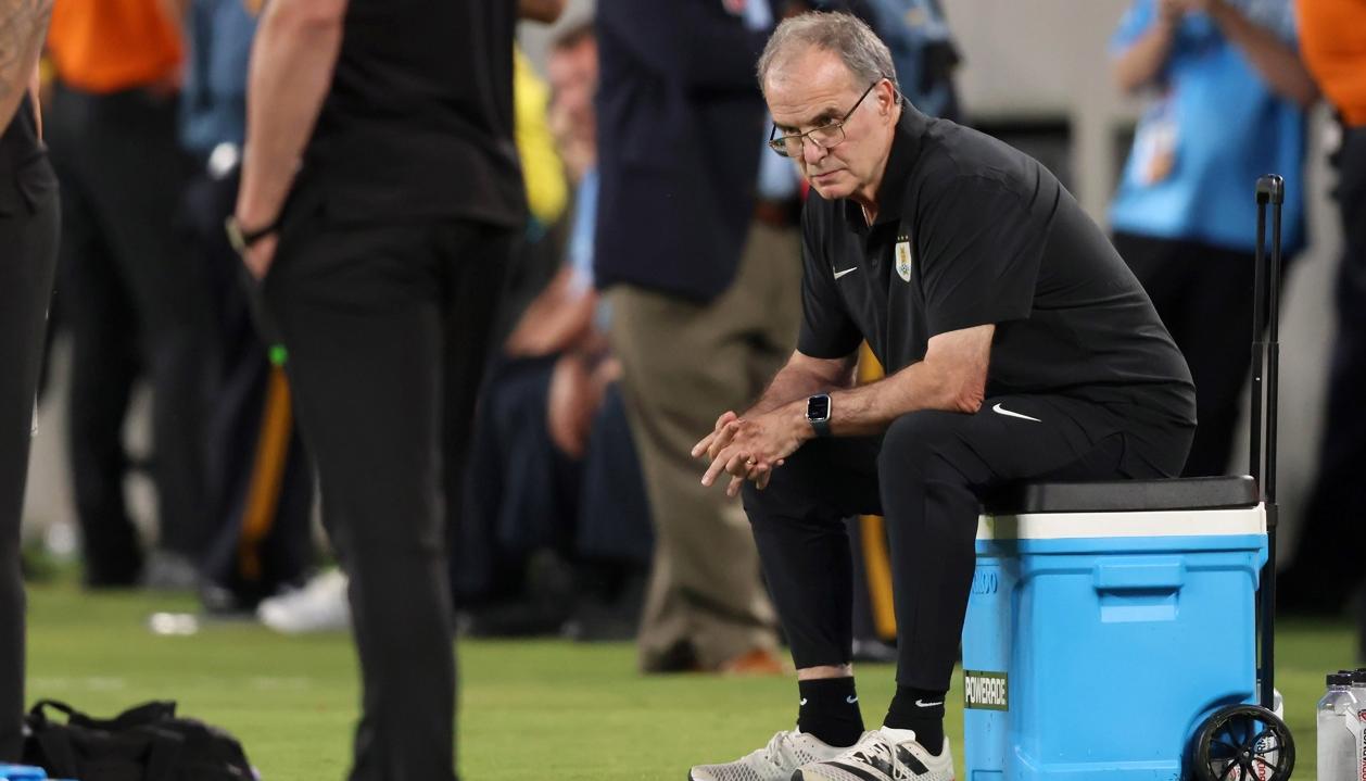 El argentino Marcelo Bielsa, entrenador de Uruguay.