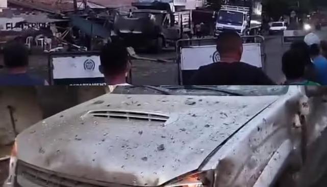 Ataque con carro bomba contra la estación de Policía en Taminango, Nariño
