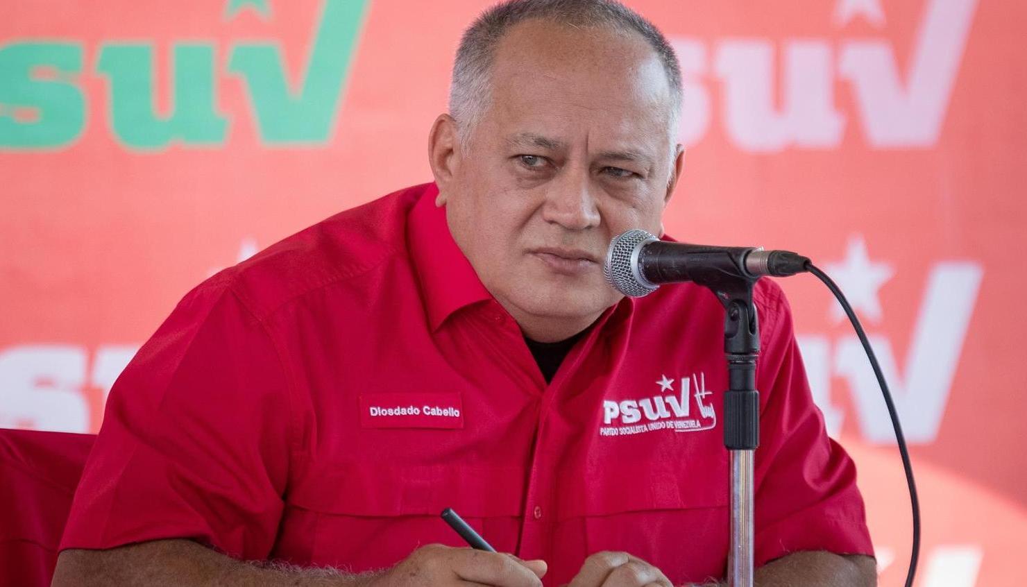 Diosdado Cabello, vicepresidente del Partido Socialista Unido de Venezuela (PSUV).