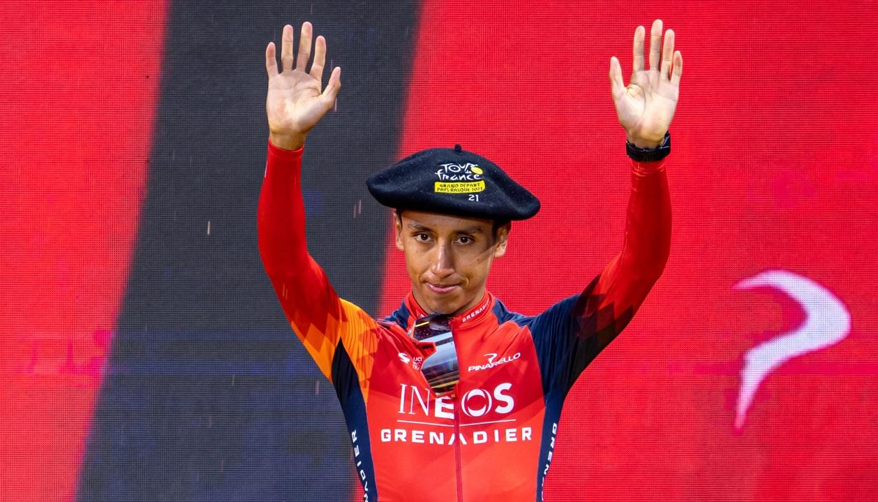 Egan Bernal, ciclista colombiano del Ineos. 