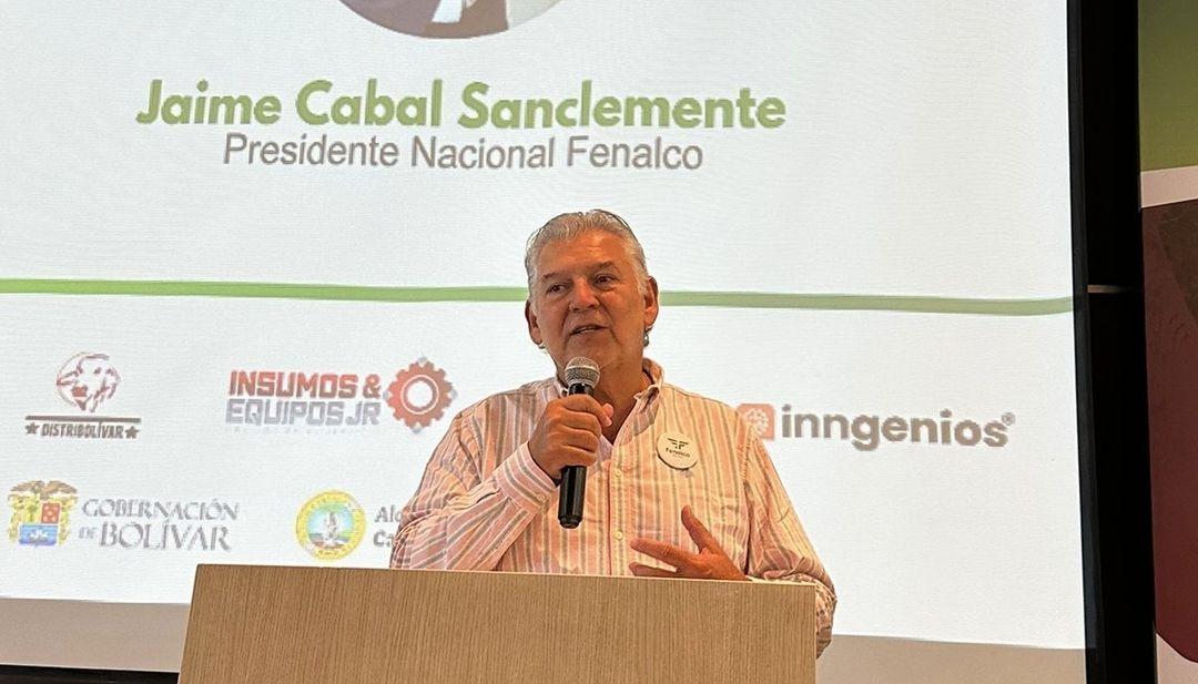 Jaime Alberto Cabal, presidente de Fenalco