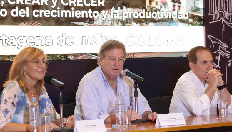 El empresario Jaime Gilinski en rueda de prensa previo al congreso de Ceapi
