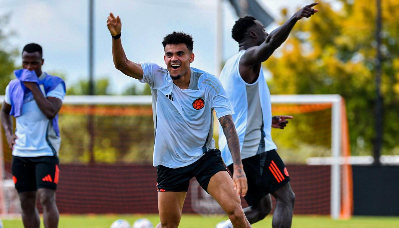Luis Díaz es la principal preocupación de Paraguay para el partido de este lunes contra Colombia. 