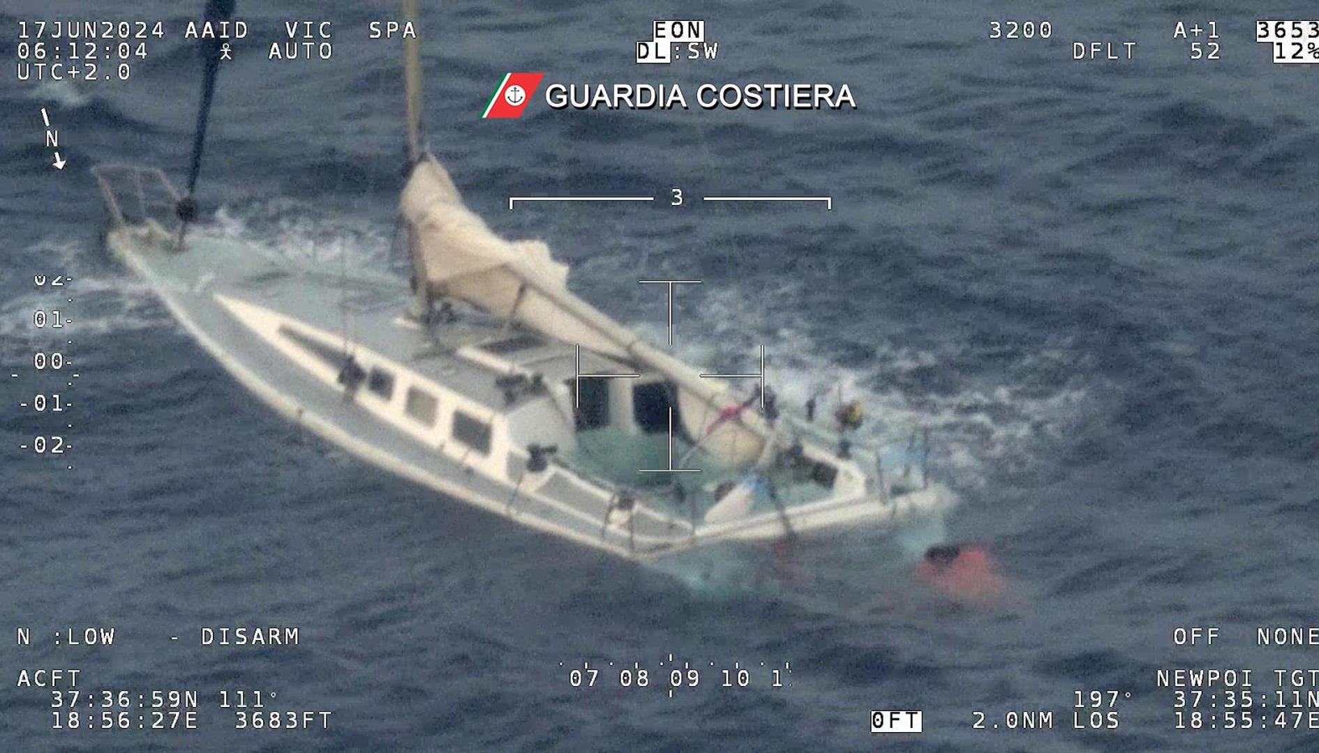 Foto referencia de un naufragio en las costas de Italia