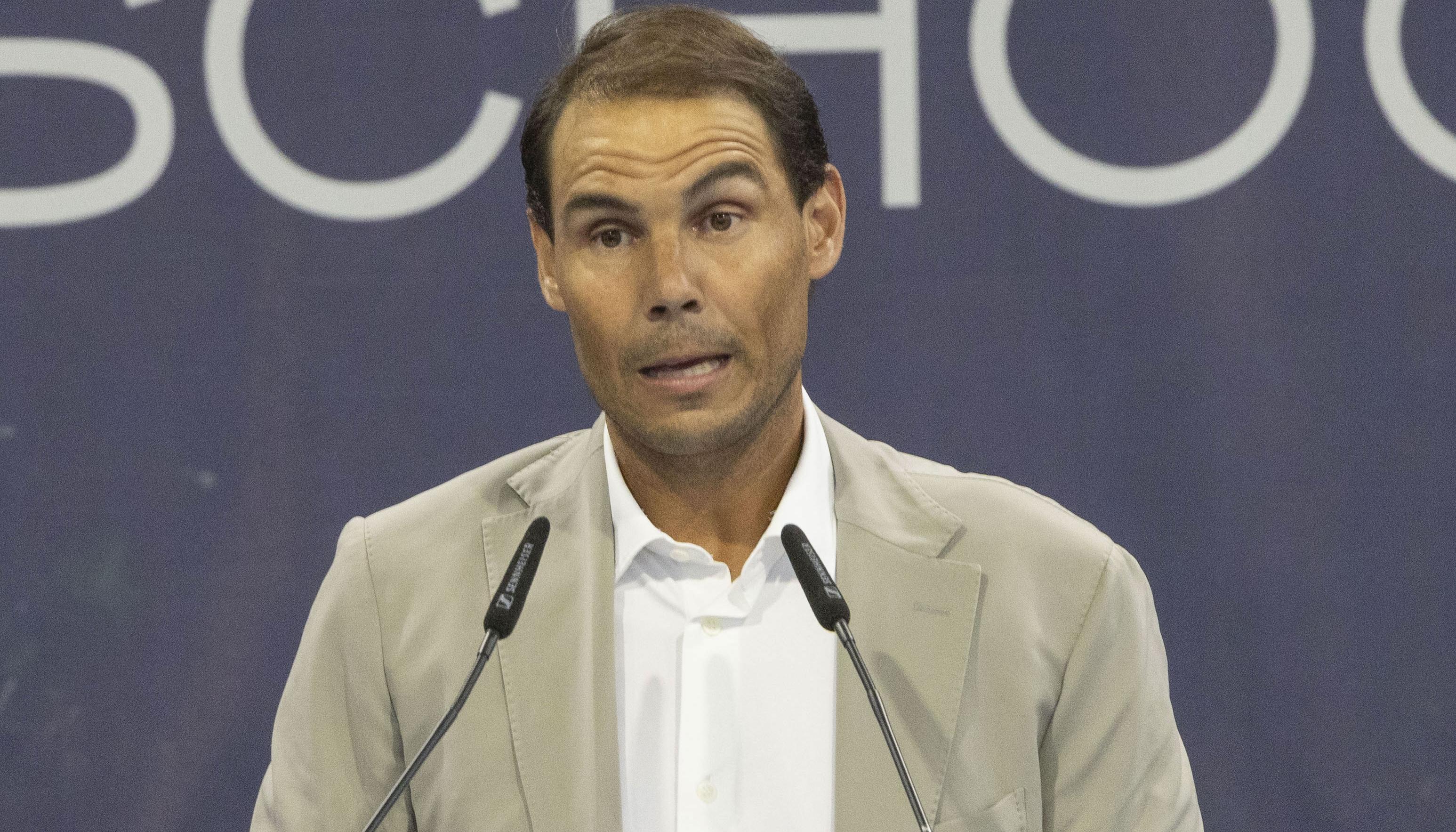 Rafael Nadal, tenista español. 