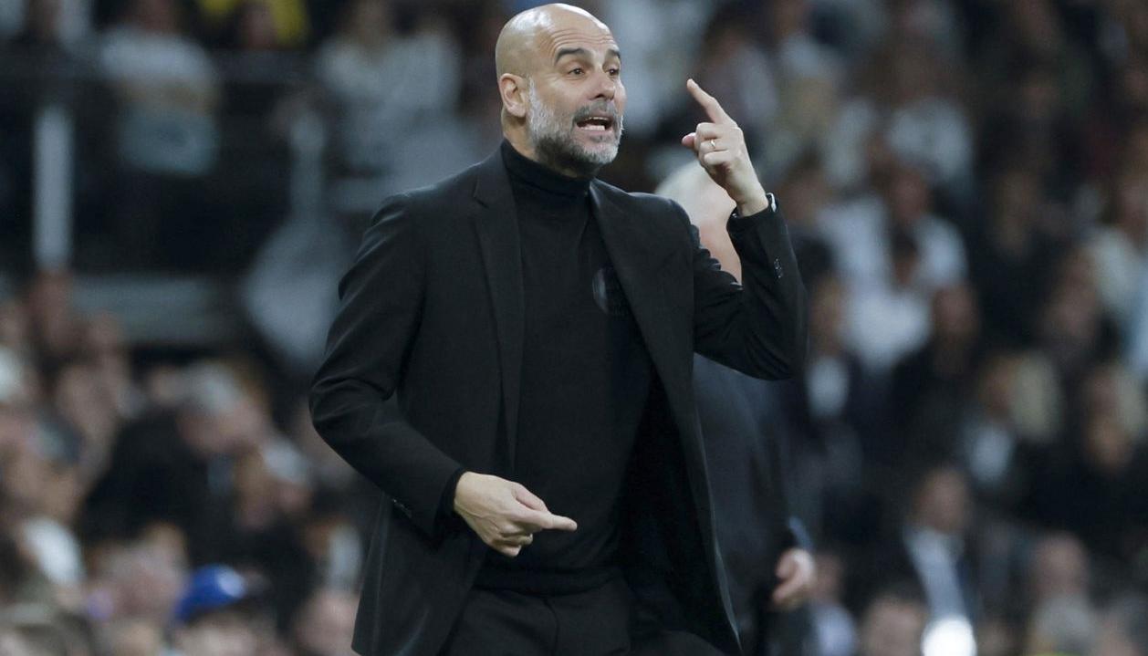 Pep Giardiola, actual entrenador del Manchester City. 