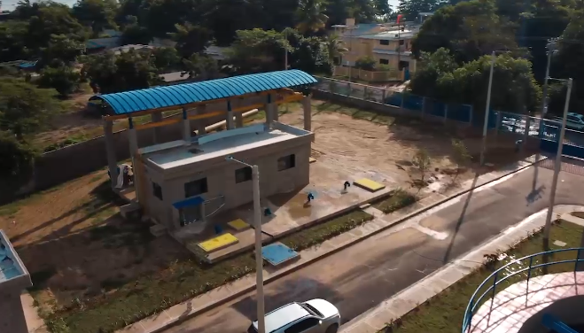 Planta de tratamiento de agua en Sabanagrande.