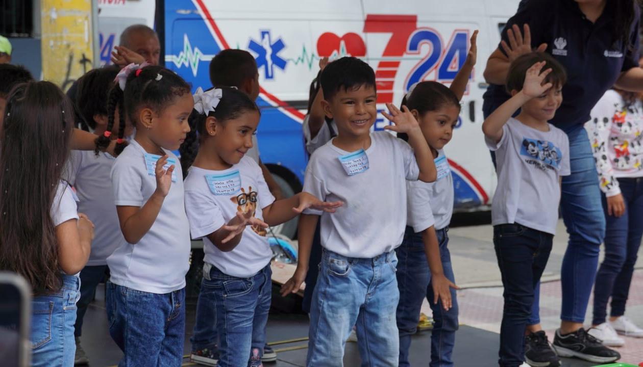 Los niños, grandes protagonistas en la administración distrital, declaró el alcalde Alejandro Char