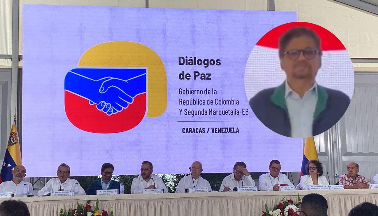 La instalación de la mesa de diálogos con la 'Segunda Marquetalia' en la que se sentó ''Iván Márquez'