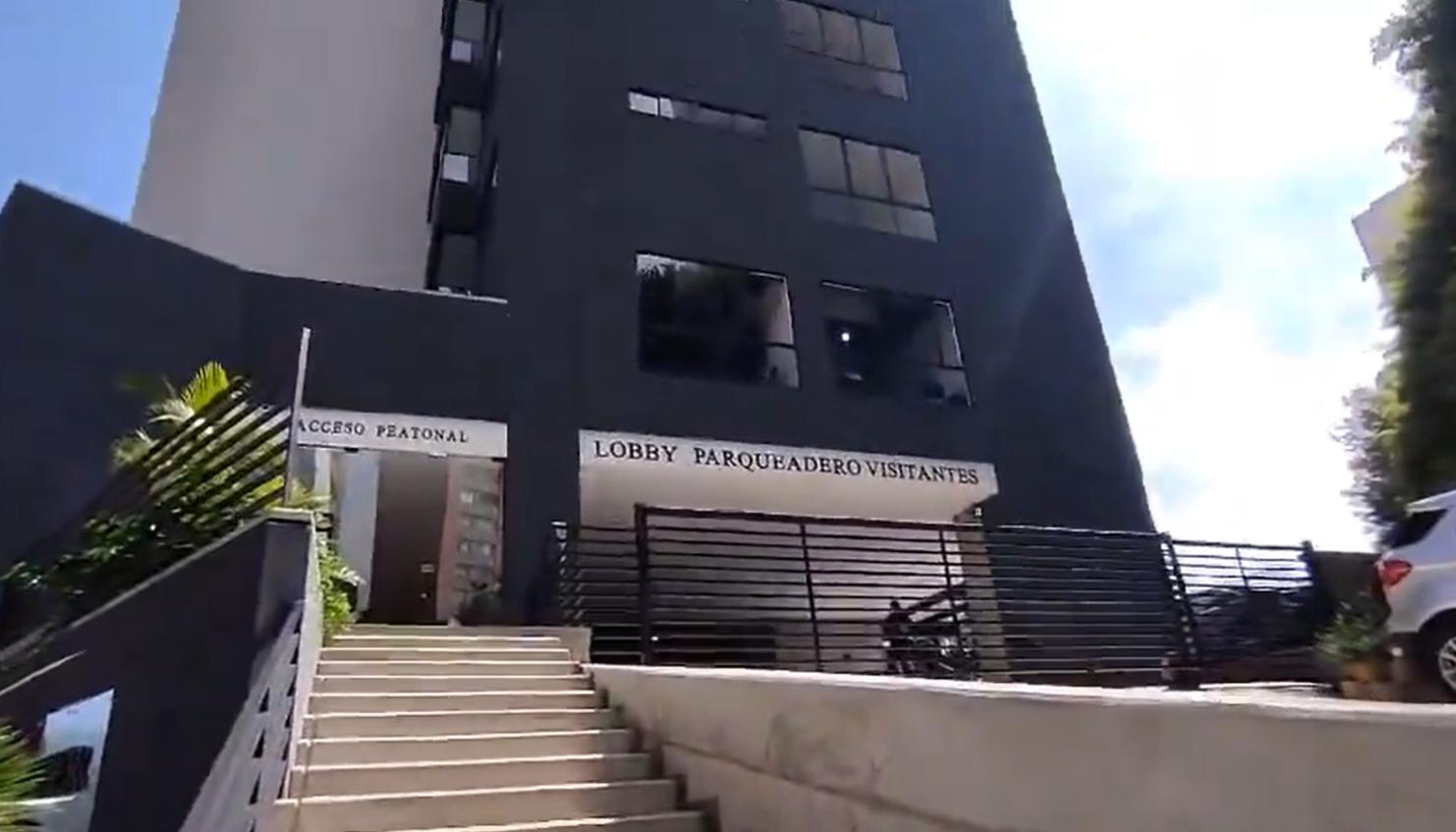 El edificio de El Poblado en donde ocurrió el accidente