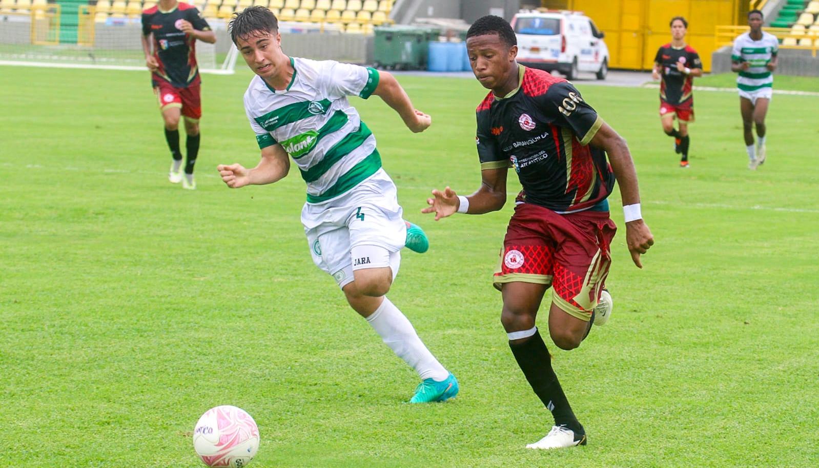 Pasaje del partido final entre Atlántico y Antioquia. 