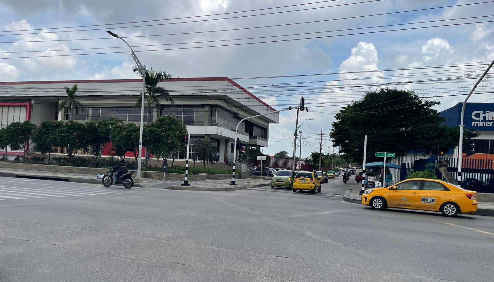Lugar donde se registró la captura del hombre en moto.