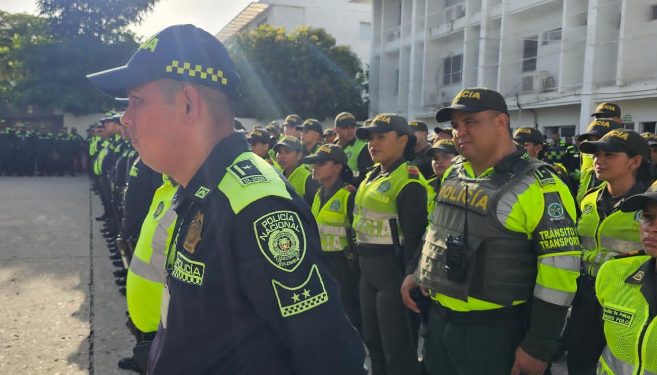 Seguridad en celebración del Día de la Virgen del Carmen.