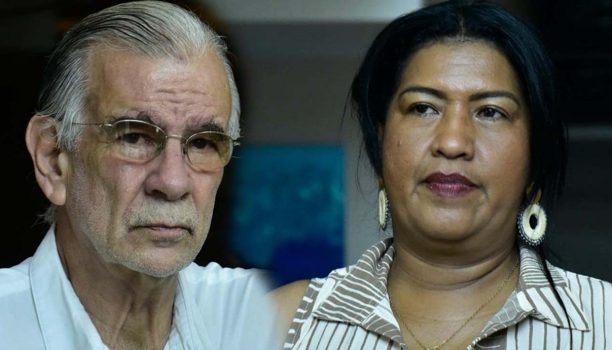 Gobernador Eduardo verano y Yenis Orozco